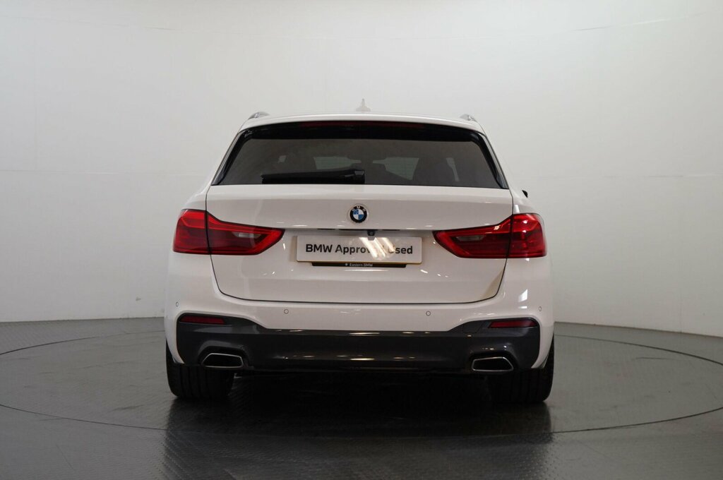 BMW 5 Series 520I M Sport Touring White #5