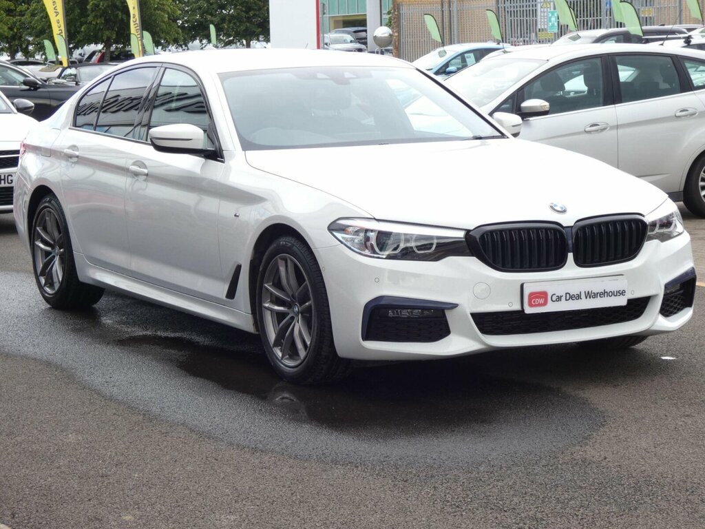 BMW 5 Series 2.0 520D Mht M Sport Euro 6 Ss White #5