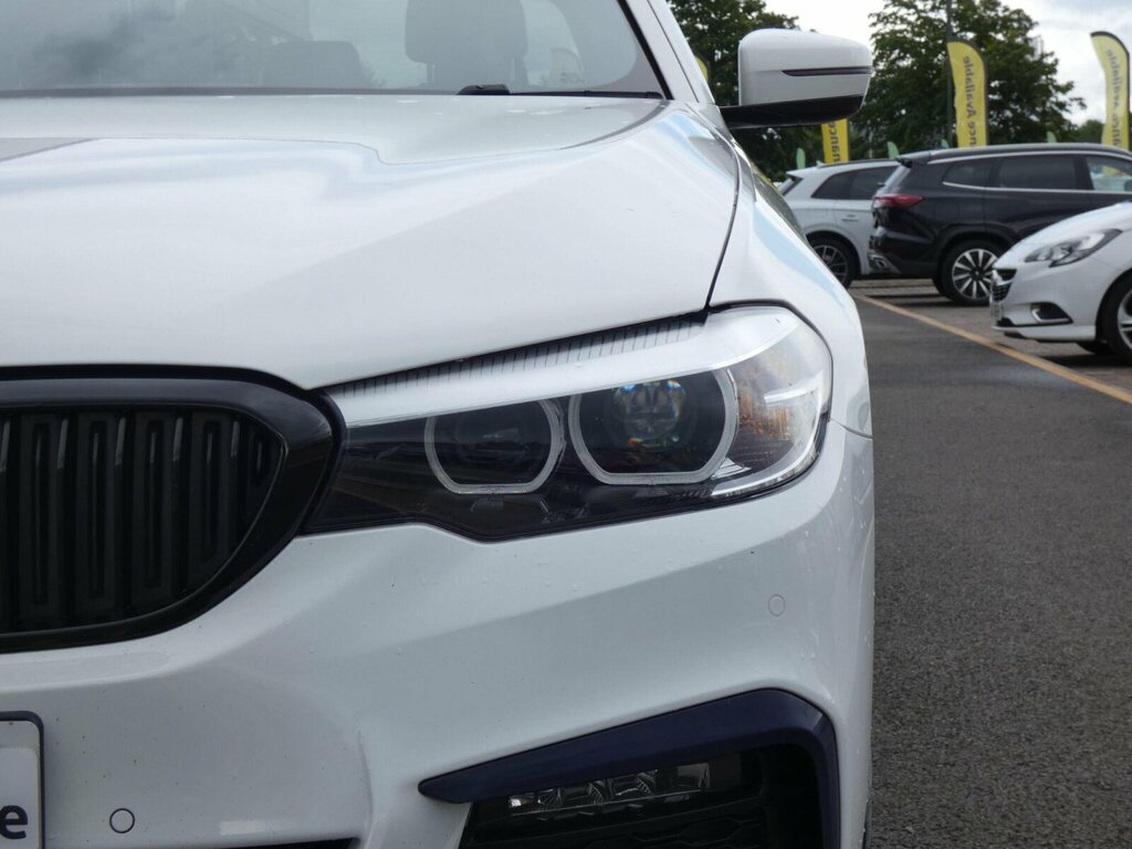 BMW 5 Series 2.0 520D Mht M Sport Euro 6 Ss White #6
