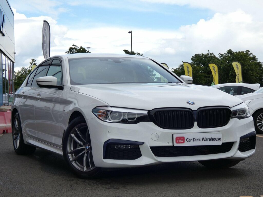 BMW 5 Series 2.0 520D Mht M Sport Euro 6 Ss White