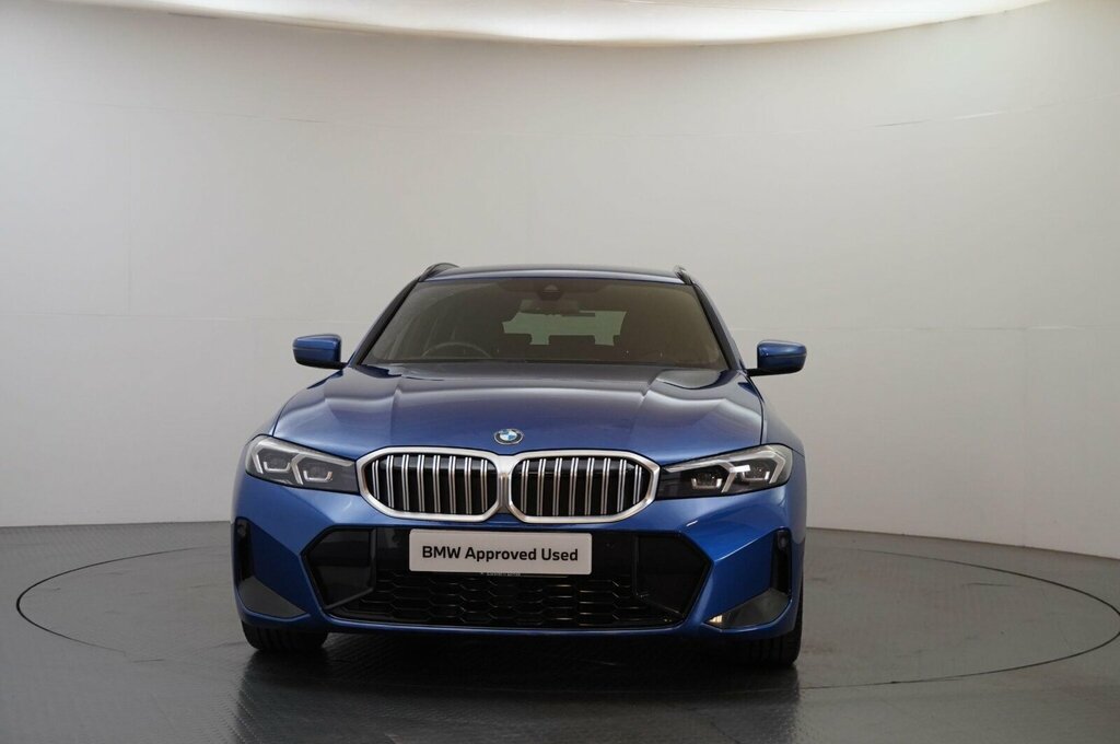 BMW 3 Series 320I M Sport Touring SA74LVW Blue #2