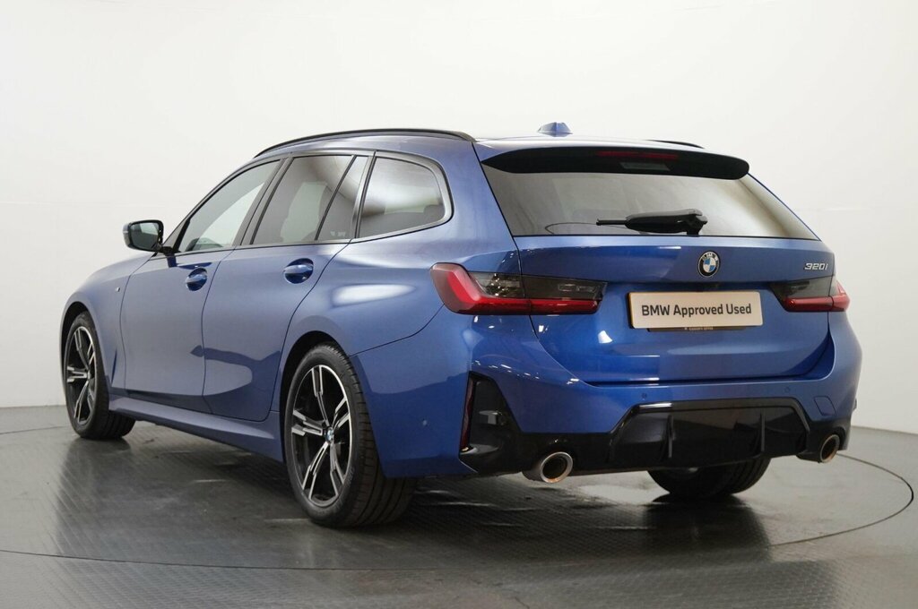 BMW 3 Series 320I M Sport Touring SA74LVW Blue #3