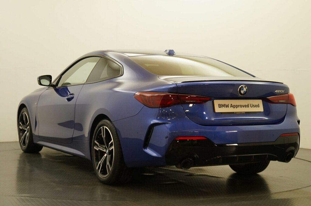BMW 4 Series Gran Coupe 420I M Sport Coupe Blue #3
