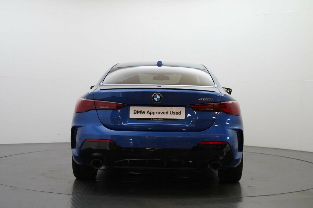 BMW 4 Series Gran Coupe 420I M Sport Coupe Blue #5