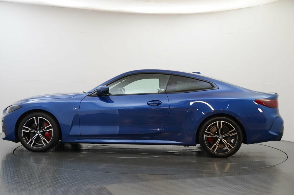 BMW 4 Series Gran Coupe 420I M Sport Coupe Blue #4