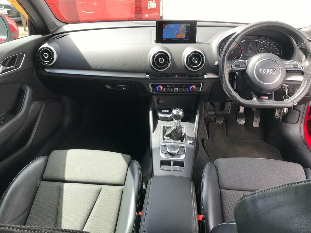Audi A3 2.0 Tdi S Line Euro 6 Ss Red #2