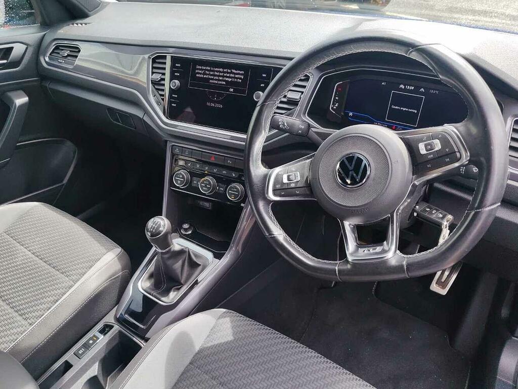 Volkswagen T-Roc 2.0 Tdi R-line Blue #6
