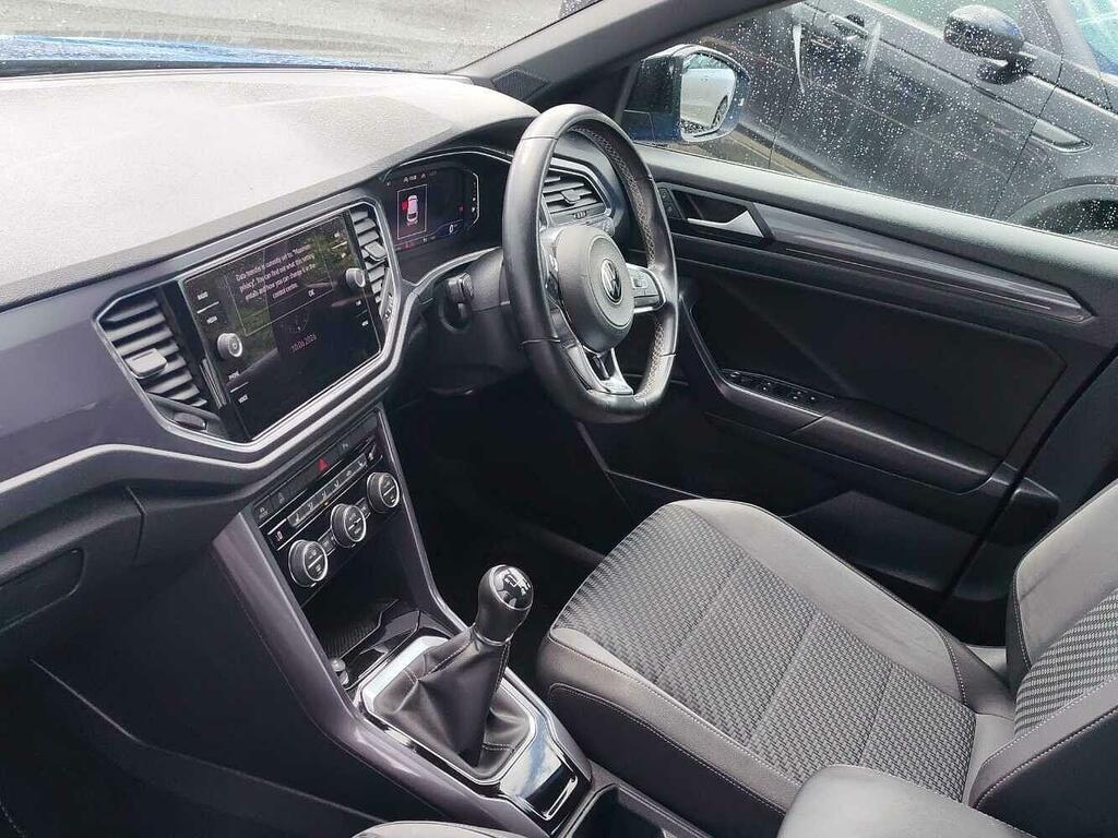 Volkswagen T-Roc 2.0 Tdi R-line Blue #2
