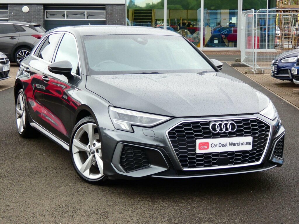 Audi A3 2.0 Tdi 35 S Line Sportback S Tronic Euro 6 Ss Grey