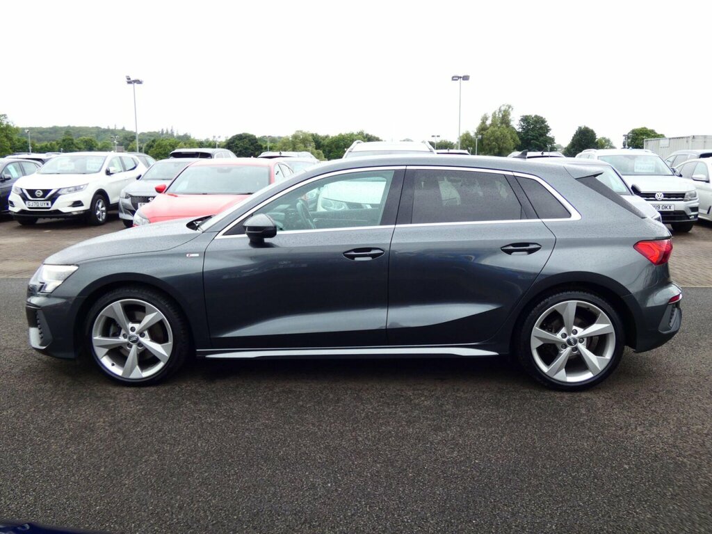 Audi A3 2.0 Tdi 35 S Line Sportback S Tronic Euro 6 Ss Grey #5
