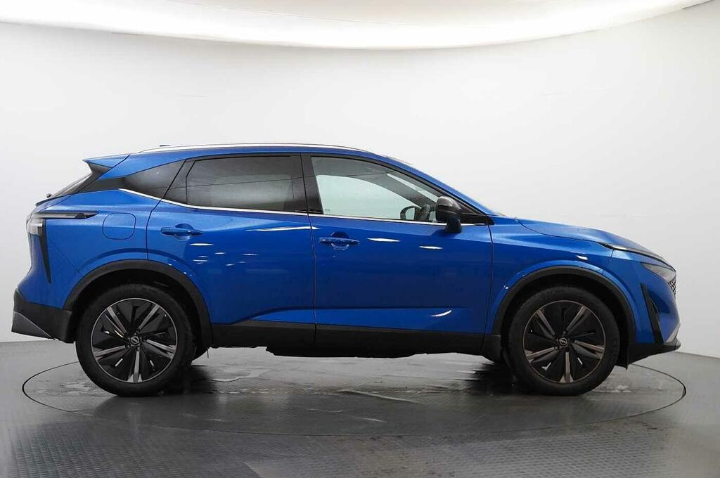 Nissan Qashqai 1.3 Dig-t Mh 140 Tekna With Panoramic Glass Roof A Blue #6