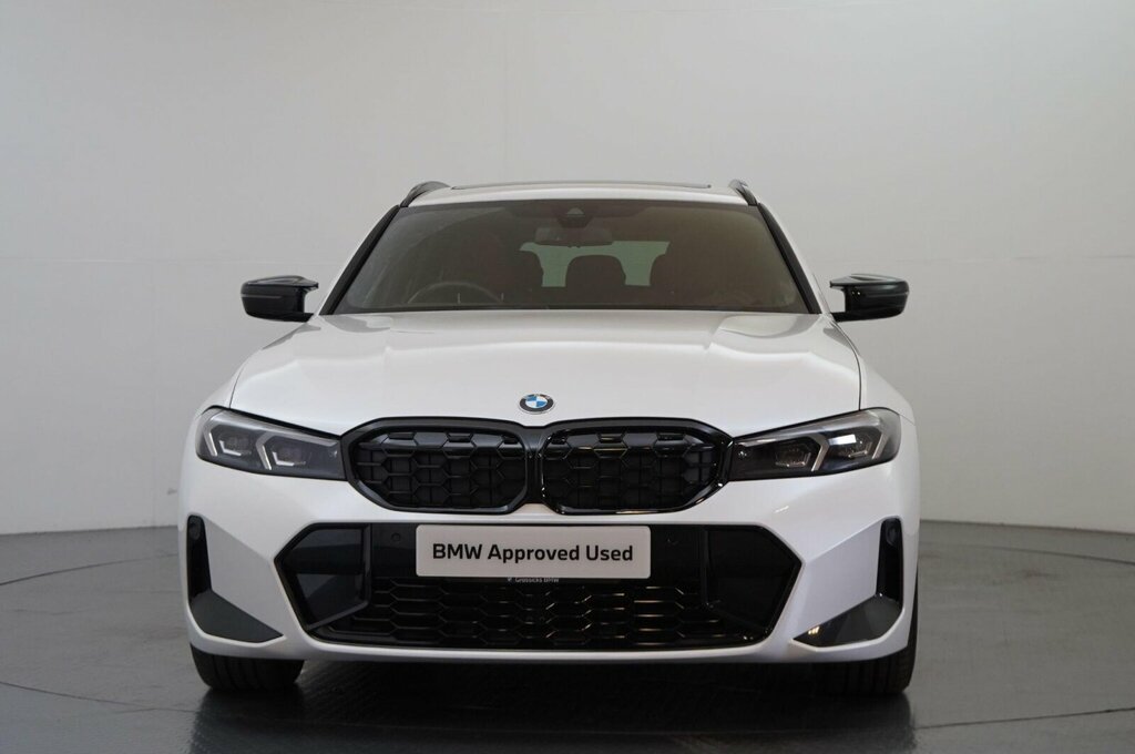 BMW 3 Series 3.0 M340d Mht Touring Hybrid Xdriv White #2