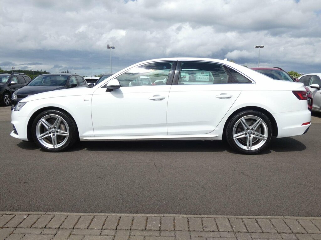Audi A4 2.0 Tdi Ultra S Line Euro 6 Ss White #5