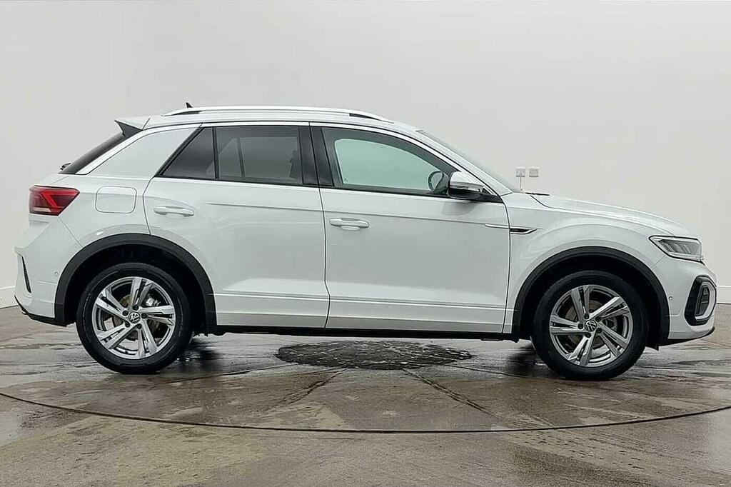 Volkswagen T-Roc 1.5 Tsi R-line Dsg White #4