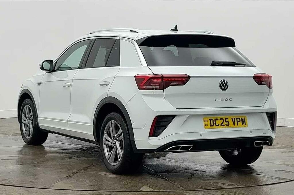 Volkswagen T-Roc 1.5 Tsi R-line Dsg White #3