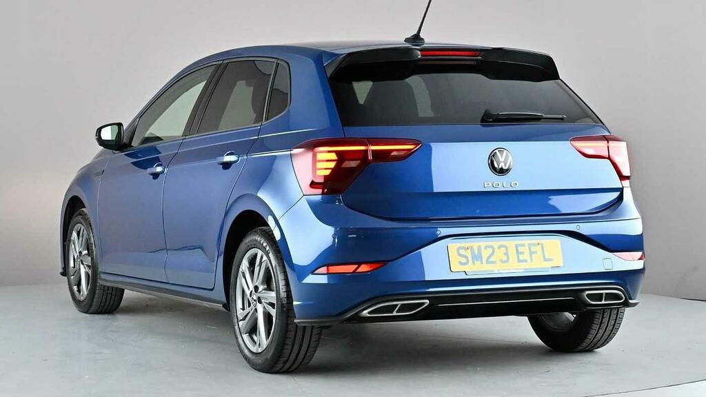 Volkswagen Polo 1.0 Tsi R-line Blue #3