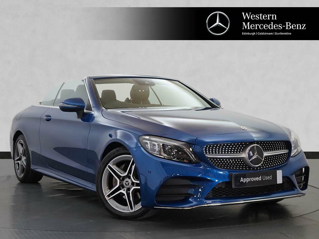 Mercedes-Benz C Class Saloon White #1