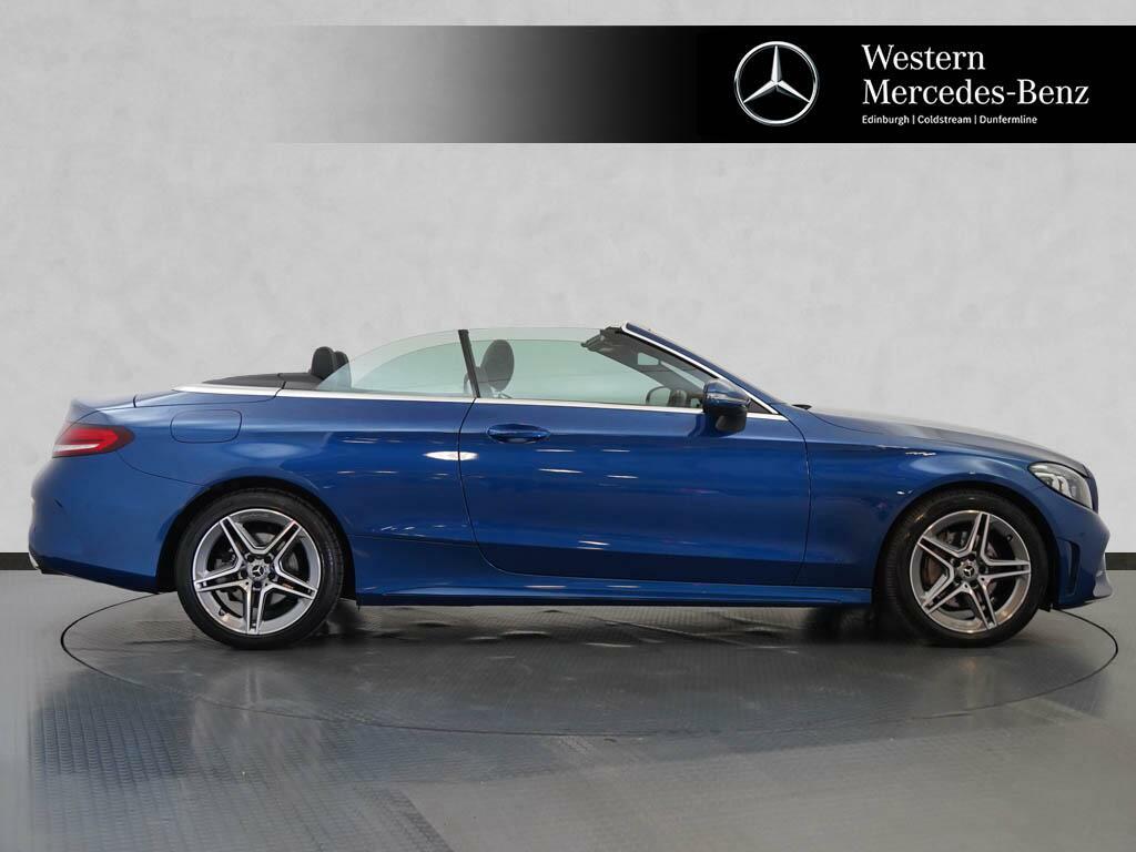 Mercedes-Benz C Class Saloon White #7