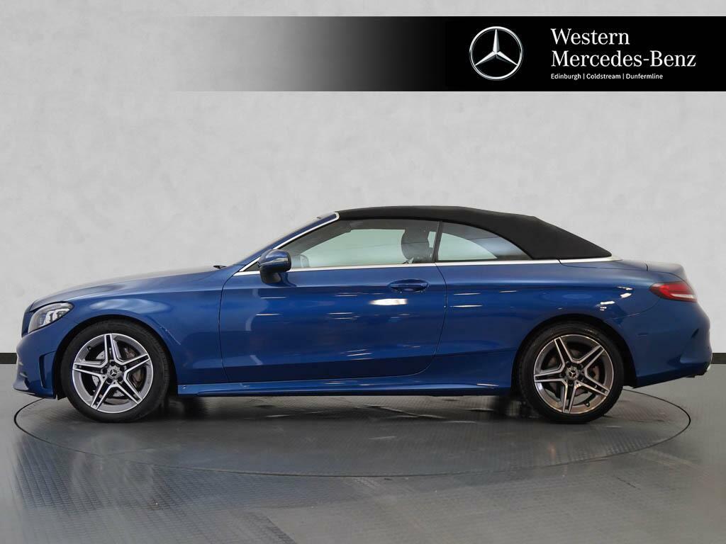 Mercedes-Benz C Class Saloon White #4