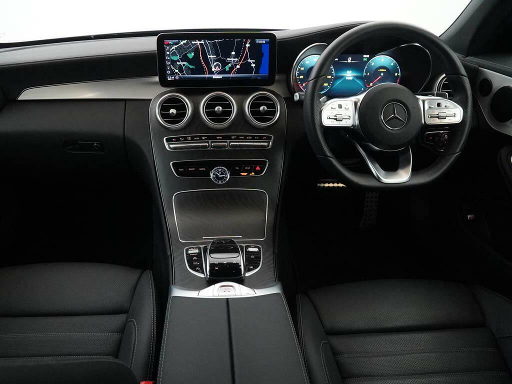 Mercedes-Benz C Class Saloon White #13
