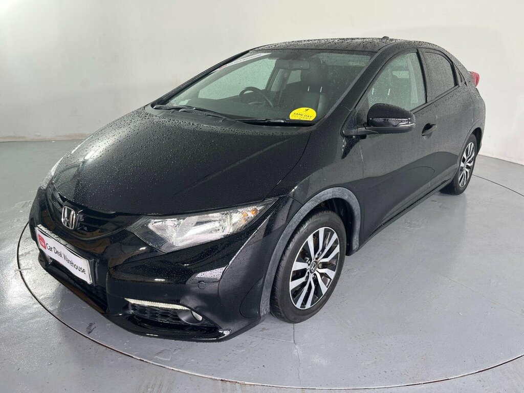 Honda Civic 1.6 I-dtec Sr Euro 5 Ss Black #3