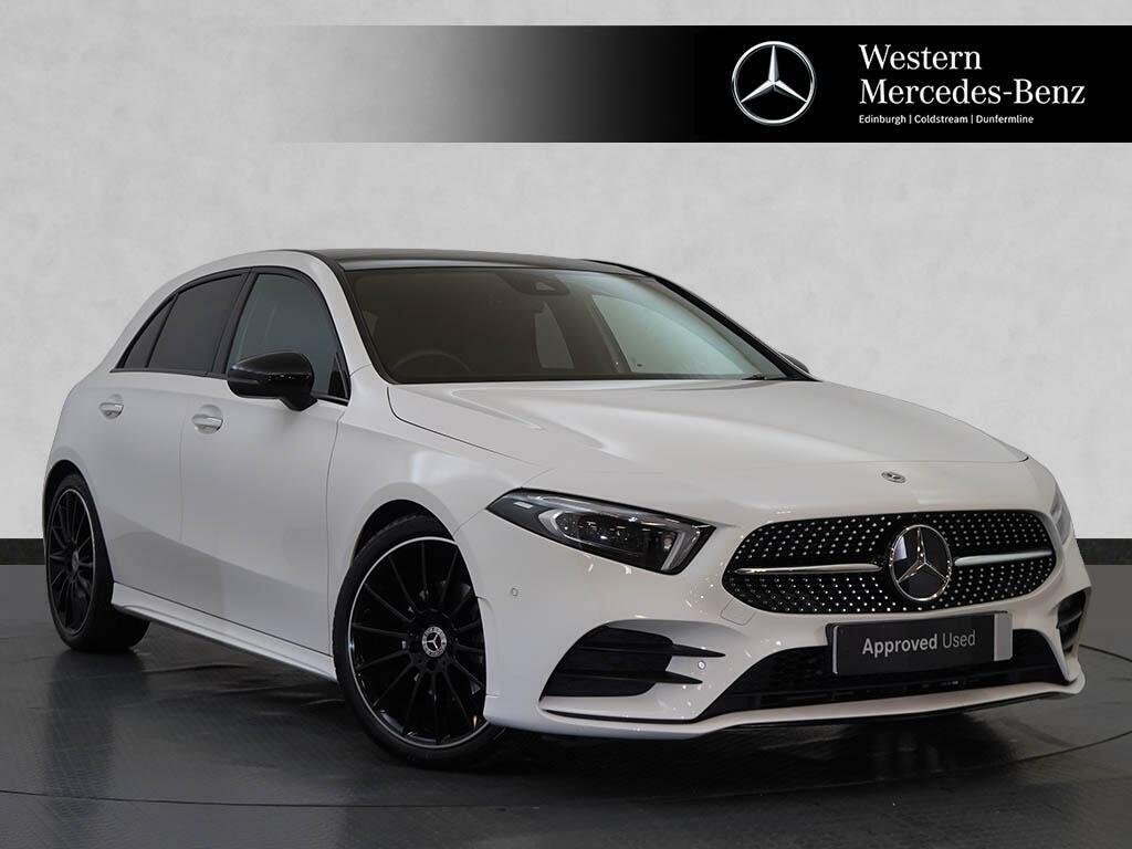 Mercedes-Benz A Class A 200 D Amg Line Premium Plus Night Edition White