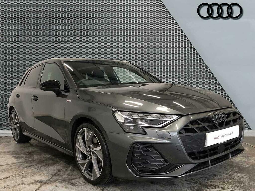 Audi A3 Black Edition Tfsi 150 Ps S Tronic SA75NZM Grey