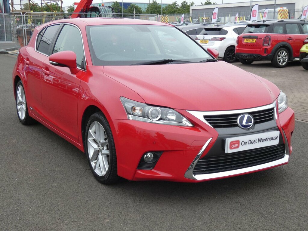 Lexus CT 1.8 200H Advance Cvt Euro 6 Ss Red #4