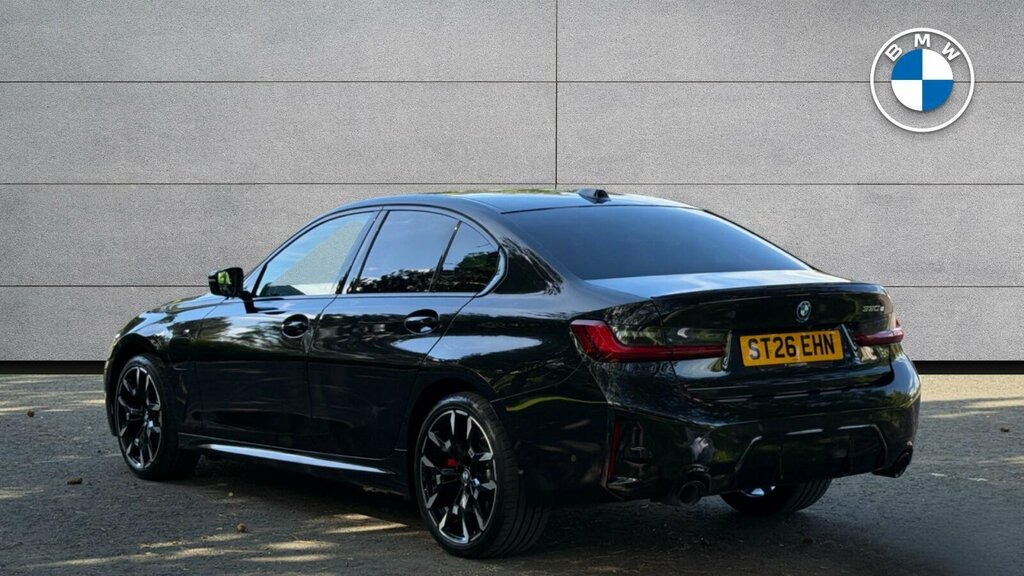 BMW 3 Series 330E M Sport Saloon ST26EHN Black #2