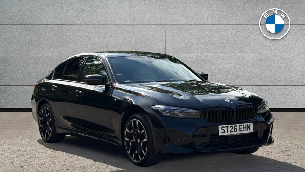 BMW 3 Series 330E M Sport Saloon Black