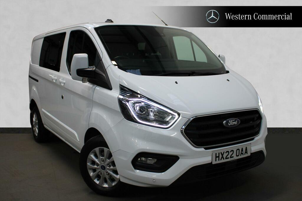 Ford Transit Custom 2.0 320 Ecoblue Limited Crew Van Double Cab Di HX22OAA White