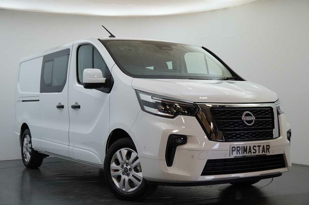 Nissan Primastar 2.0 Dci 130 Tekna L2 H1 3.0T 6 Seat Crew Van White