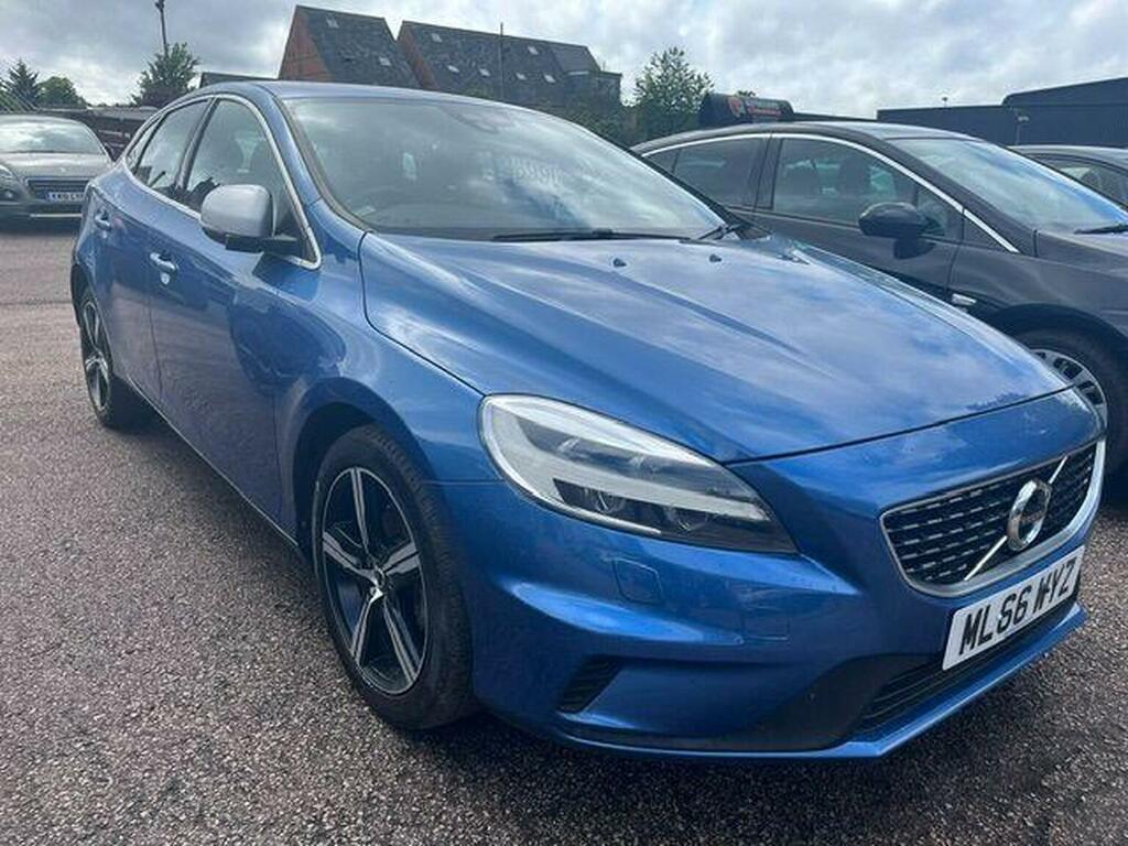 Volvo V40 Hatchback 2.0 D2 R-design Euro 6 Ss 20166 ML66WYZ Blue #4