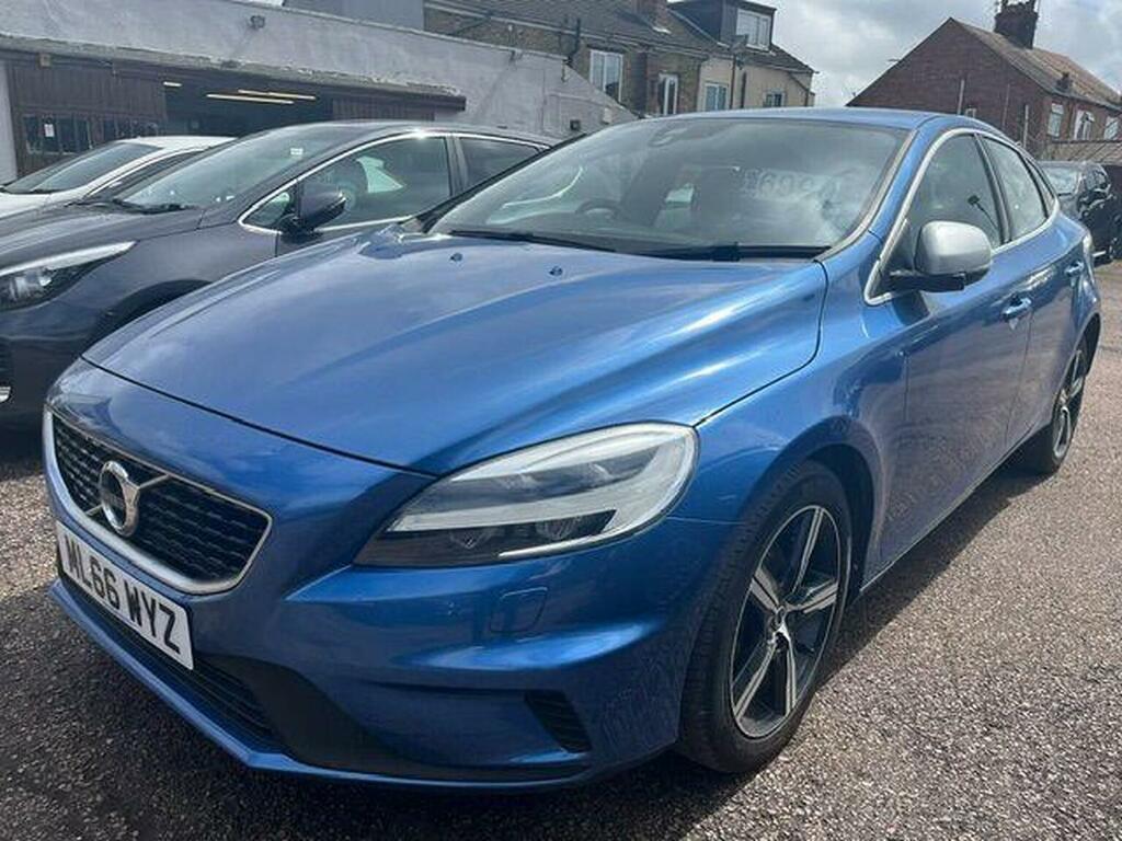 Volvo V40 Hatchback 2.0 D2 R-design Euro 6 Ss 20166 ML66WYZ Blue #5