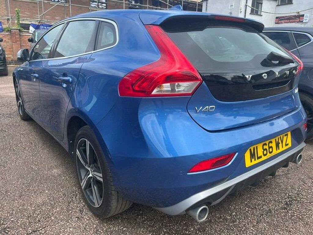 Volvo V40 Hatchback 2.0 D2 R-design Euro 6 Ss 20166 ML66WYZ Blue #3
