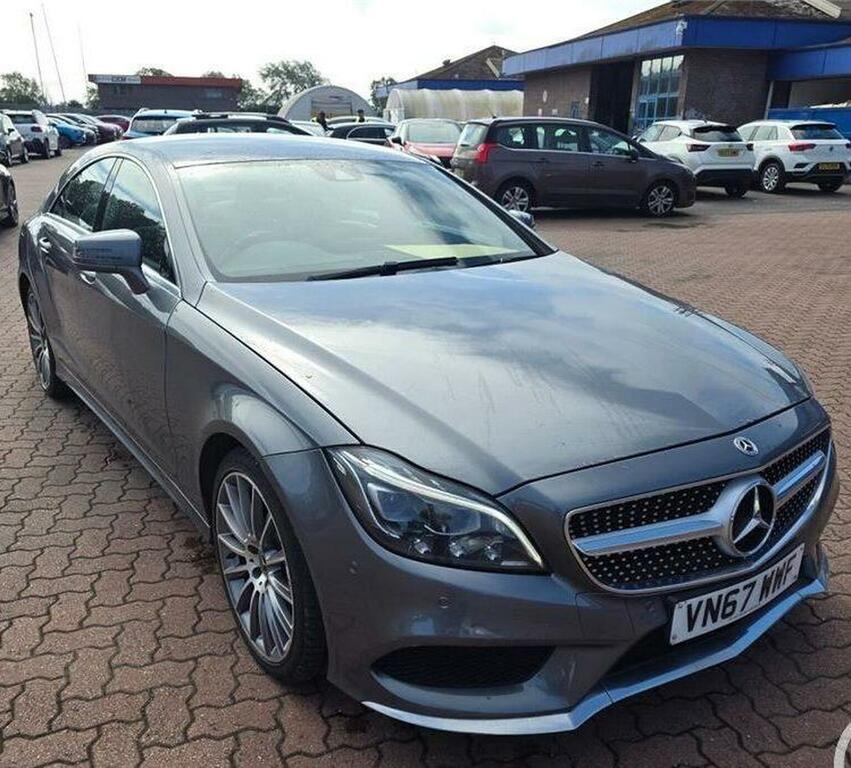 Mercedes-Benz CLS Saloon 2.1 Cls220d Amg Line Coupe G-tronic Euro 6 Grey