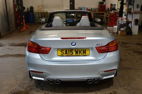 BMW M4 3.0 Biturbo Convertible Blue #6