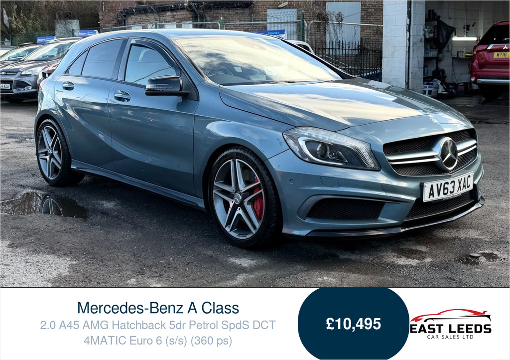 Mercedes-Benz A Class 2.0 A45 Amg Hatchback Spds Dct 4Matic E Blue