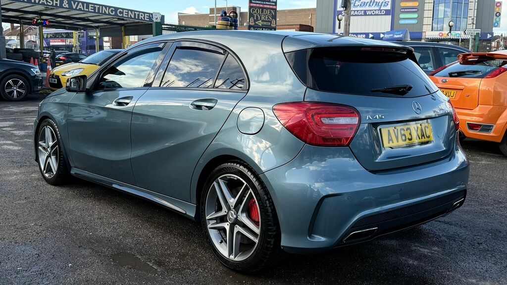 Mercedes-Benz A Class 2.0 A45 Amg Hatchback Spds Dct 4Matic E AV63XAC Blue #5