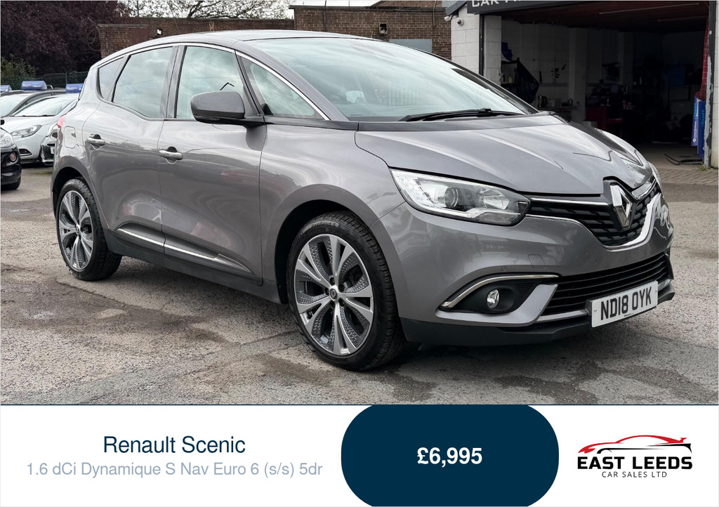 Renault Scenic 1.6 Dci Dynamique S Nav Euro 6 Ss Grey