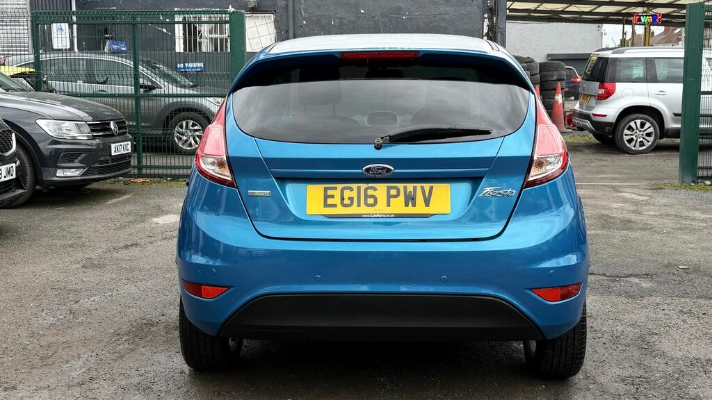 Ford Fiesta 1.0T Ecoboost Zetec Blue Edition Hatchback Pet EG16PWV Blue #4