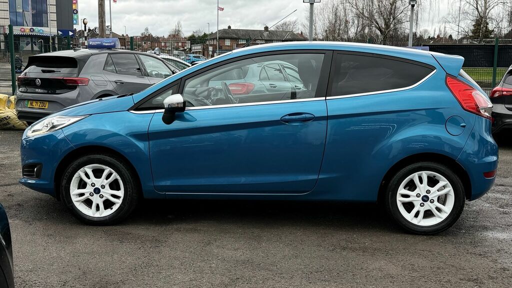 Ford Fiesta 1.0T Ecoboost Zetec Blue Edition Hatchback Pet EG16PWV Blue #6