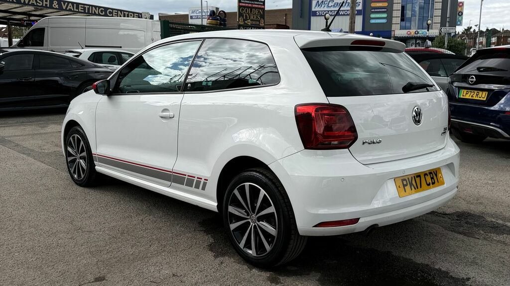 Volkswagen Polo 1.2 Tsi Bluemotion Tech Beats Hatchback PK17CBY White #6