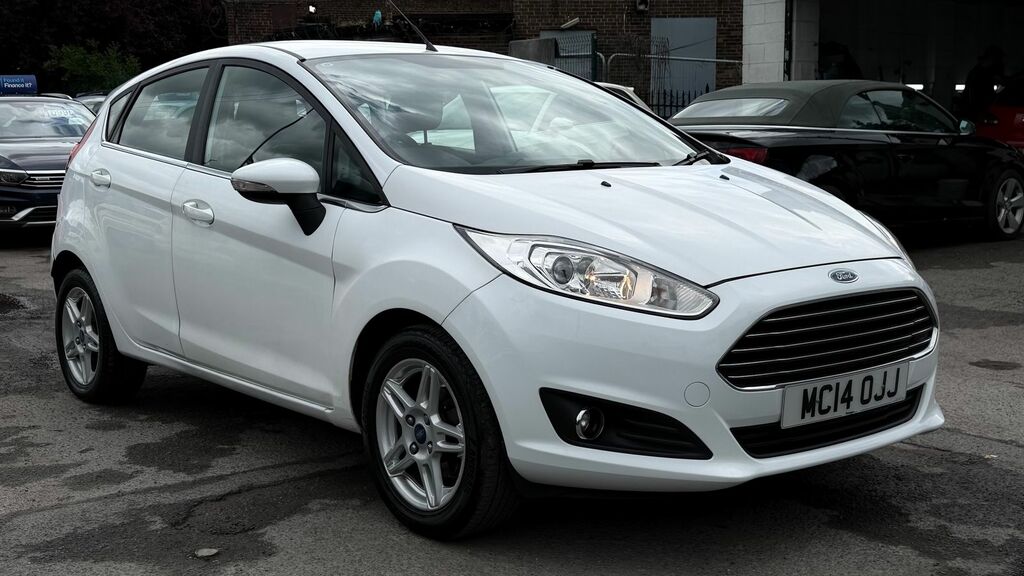 Ford Fiesta 1.0 Zetec Hatchback Euro 5 Ss MC14OJJ White #2