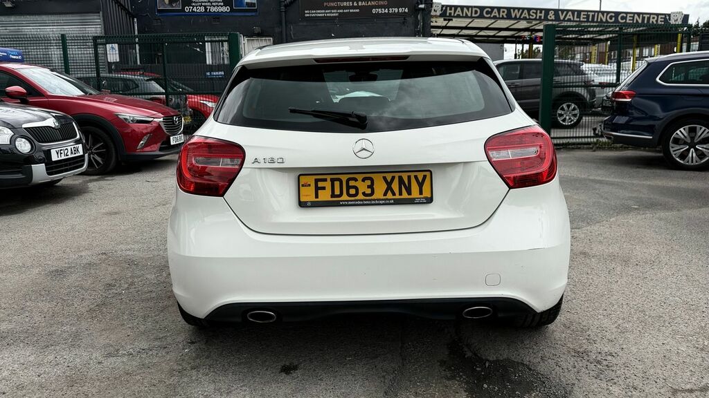 Mercedes-Benz A Class 1.6 A180 Sport Hatchback Euro 6 FD63XNY White #4