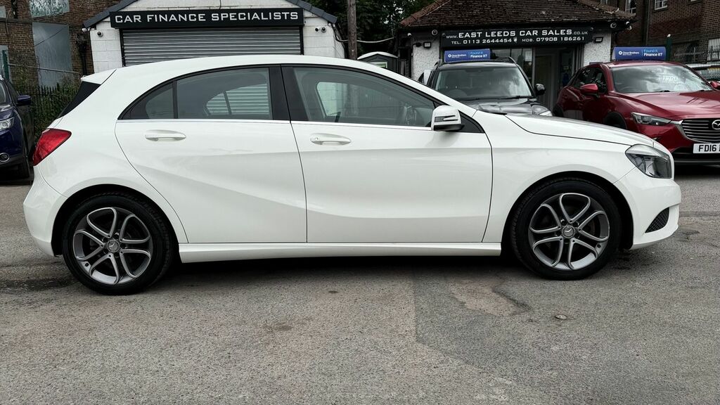 Mercedes-Benz A Class 1.6 A180 Sport Hatchback Euro 6 FD63XNY White #2