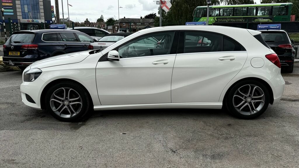 Mercedes-Benz A Class 1.6 A180 Sport Hatchback Euro 6 FD63XNY White #6