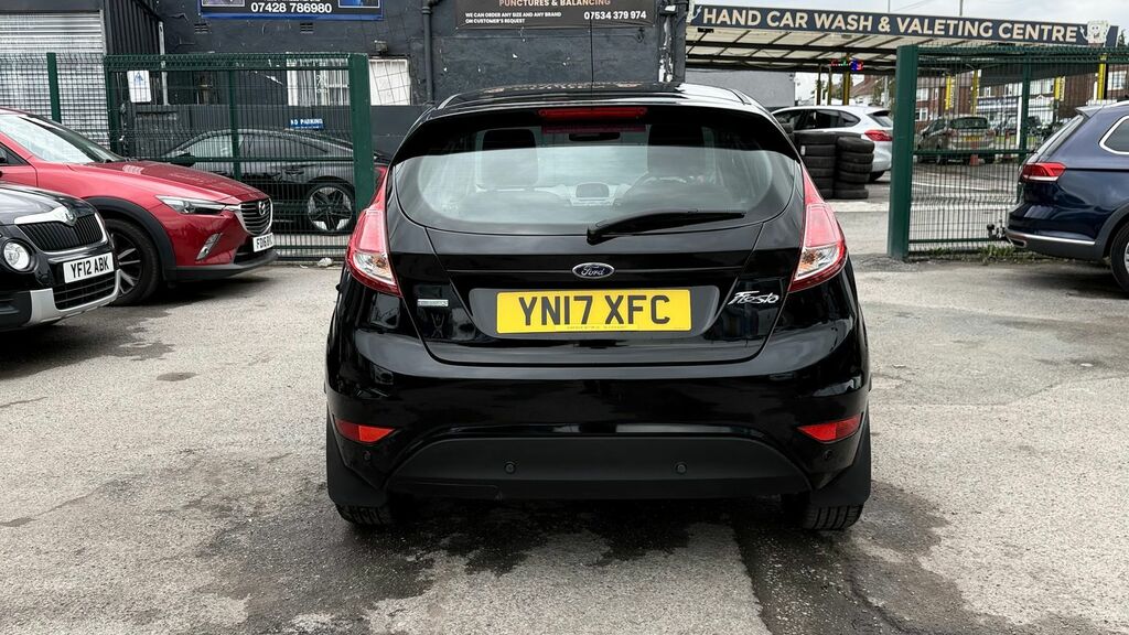 Ford Fiesta 1.0T Ecoboost Zetec Hatchback Eu YN17XFC Black #4