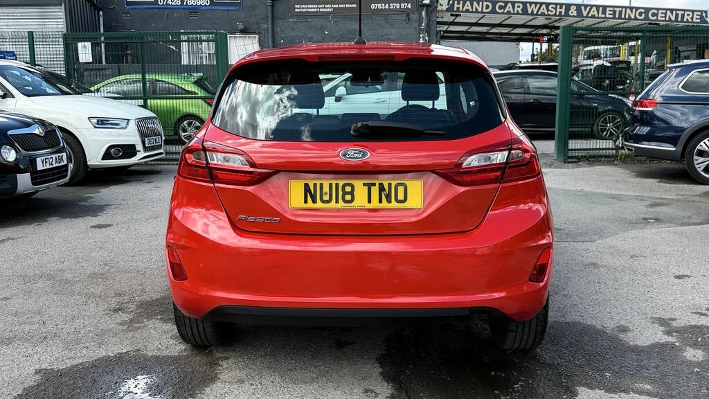 Ford Fiesta 1.0T Ecoboost Zetec Hatchback Eu NU18TNO Red #4
