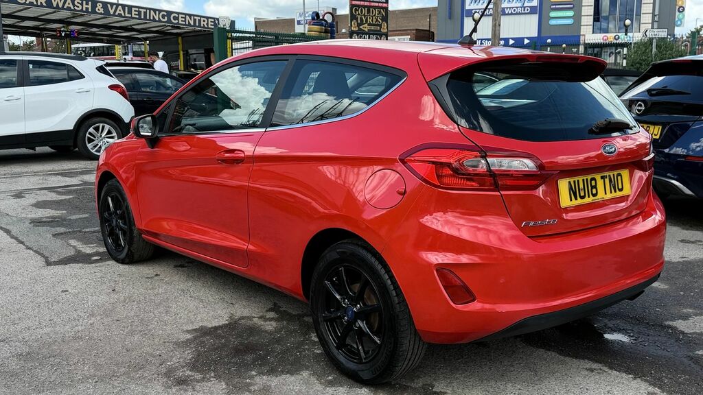Ford Fiesta 1.0T Ecoboost Zetec Hatchback Eu NU18TNO Red #5